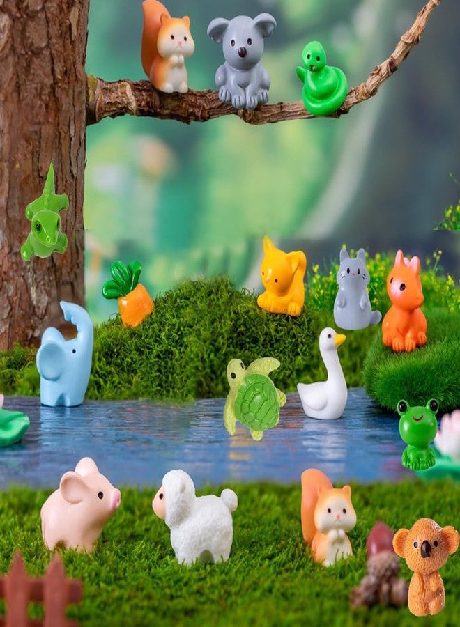 Damyda 46pcs Mini Resin Animal Styles Tiny Resin Animals - Image 5